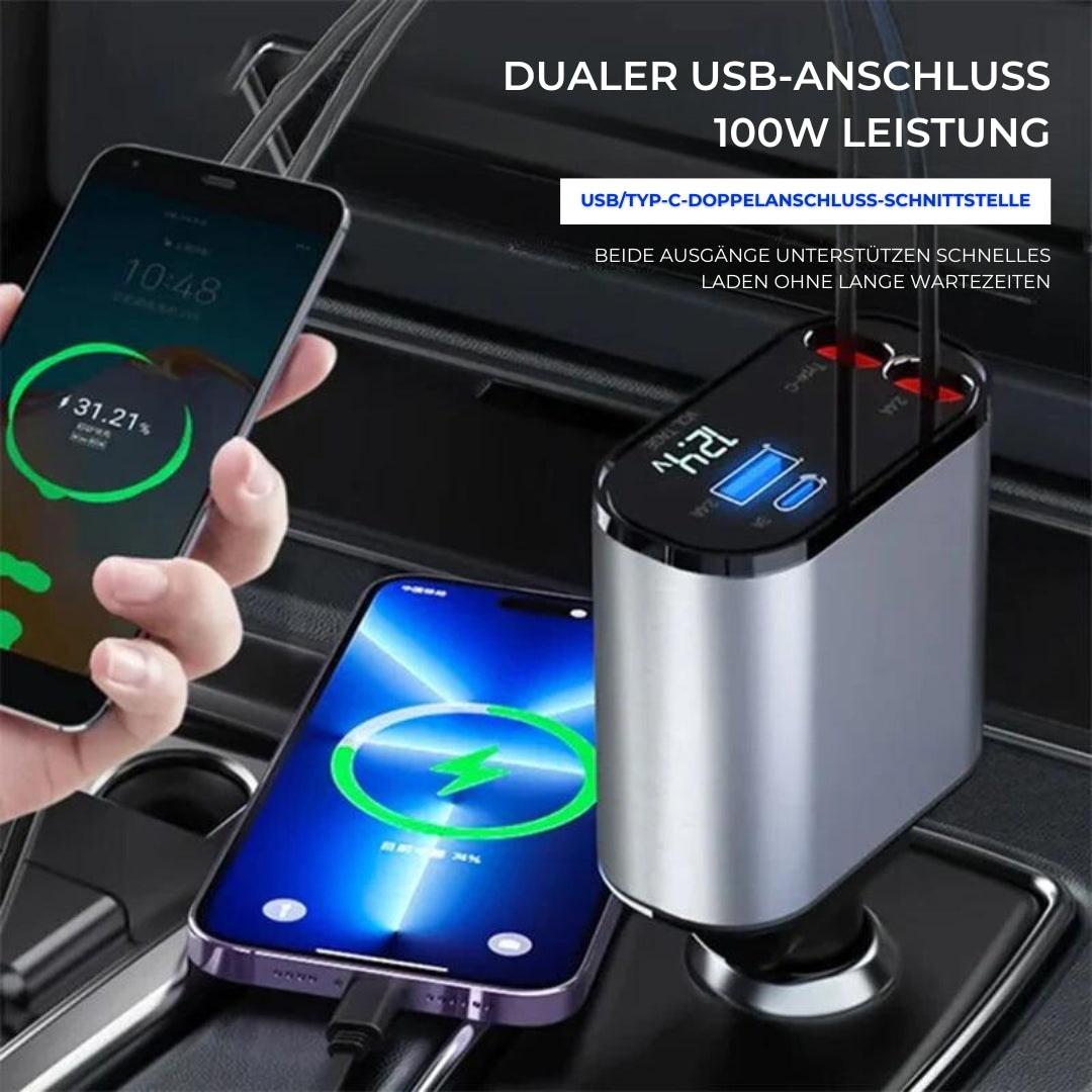 AutoCharge - Ausziehbares Autoladegerät